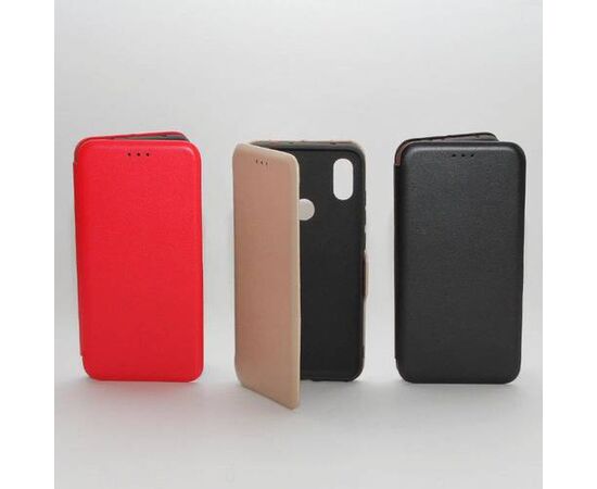 Чехол-книжка Xiaomi Note 6/ Note 6 Pro Flip cover leather - черный - Сервис Плюс Рус