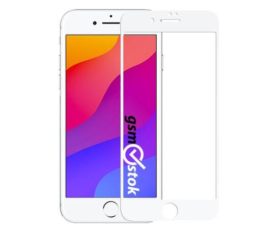 3D Стекло защитное iPhone 7/8 белое - Сервис Плюс Рус