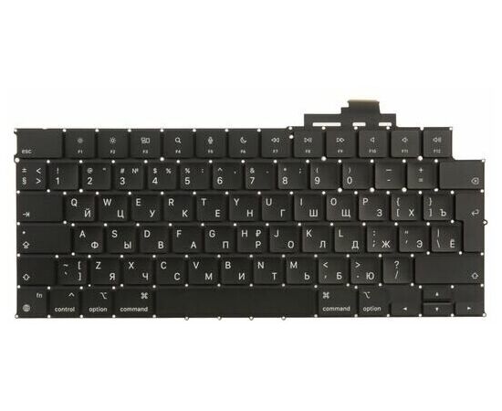Клавиатура для MacBook Air 13 A2681, Mid 2022 / 15" A2941, Mid 2023, прямой Enter, RUS Apple - Сервис Плюс Рус