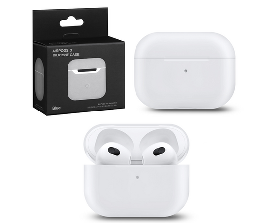 Силиконовый чехол Silicone Case для AirPods 3, Белый - Сервис Плюс Рус