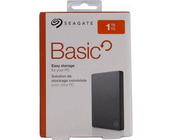 HDD внешний 2,5" 1 TB Seagate Basic черный , 2.5" USB 3.0 - Сервис Плюс Рус