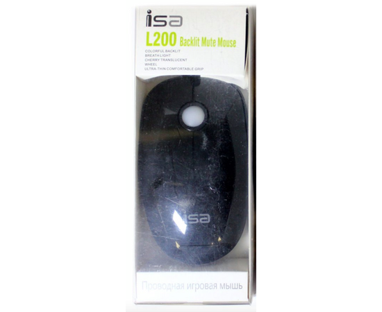Беспроводная мышь ISA l300 2.4g, черная - Сервис Плюс Рус
