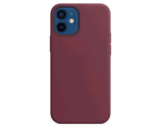 Чехол силиконовый для iPhone 12 mini Silicone Case MagSafe Plum - Сервис Плюс Рус