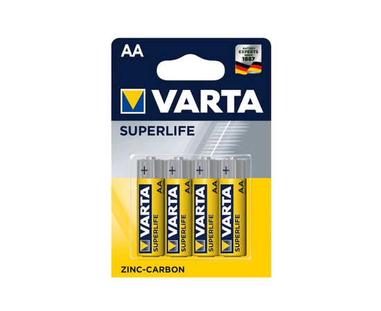 Батарейка солевая VARTA R6 (AA) SuperLife 1.5В бл/4 - Сервис Плюс Рус