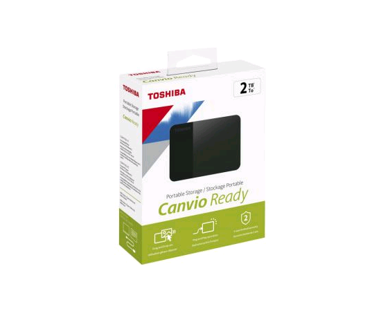 HDD внешний 2,5" 2TB Toshiba Canvio Ready USB 3.2 - Сервис Плюс Рус