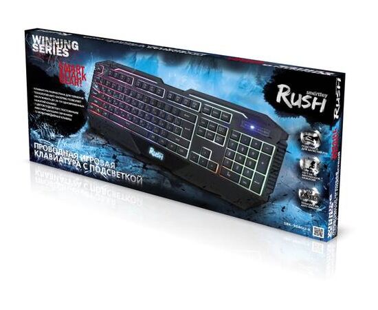 Клавиатура игровая мультимедийная Smartbuy RUSH 304 USB черная (SBK-304GU-K)/10 - Сервис Плюс Рус