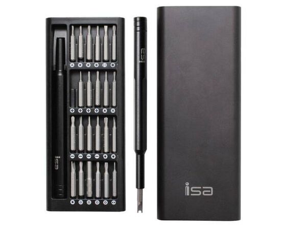 Набор отверток 24 in 1 в метталическом пенале ISA - Сервис Плюс Рус