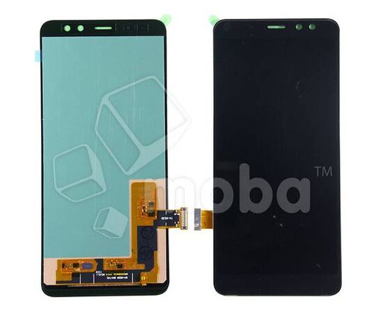 Дисплей для Samsung A530F (A8 2018) в сборе с тачскрином Черный - (In-Cell) - Сервис Плюс Рус