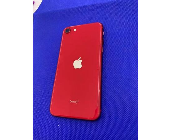 iPhone SE 2020 корпус в сборе с шлейфом кнопок включения и громкости, красный (Оригинал) (Б/У) - Сервис Плюс Рус