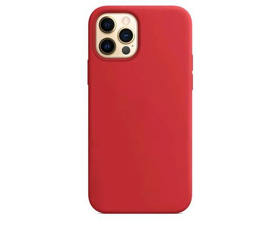 Чехол силиконовый для iPhone 12 / iPhone 12 Pro Silicone Case MagSafe Red - Сервис Плюс Рус