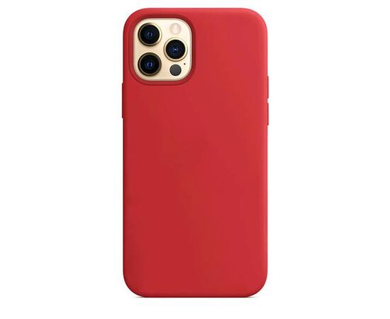 Чехол силиконовый для iPhone 12 Pro Max Silicone Case MagSafe Red - Сервис Плюс Рус