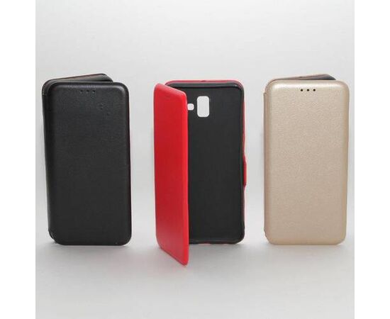 Чехол-книжка Samsung J6 Plus (2018) Flip cover leather (красный) - Сервис Плюс Рус