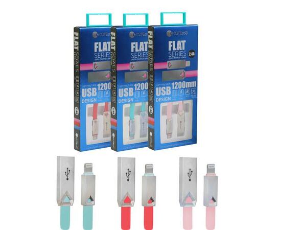 Кабель USB Lightning Coteetci M26 2.4A 1.2M - Сервис Плюс Рус