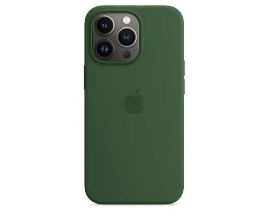 Чехол iPhone 13 (6.1) Silicon case Apple WS (с лого) зелёный клевер №25 - Сервис Плюс Рус