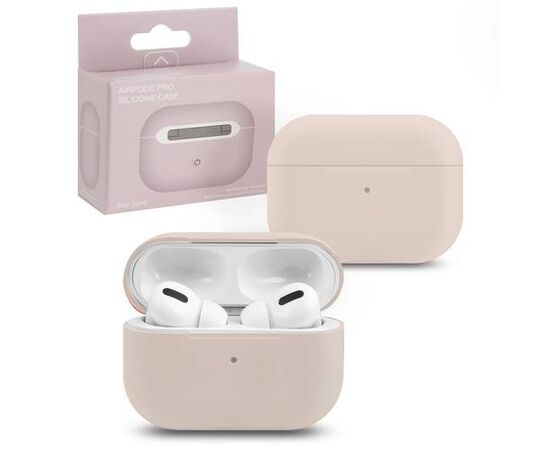 Силиконовый чехол Silicone Case Slim для AirPods Pro, светло-розовый - Сервис Плюс Рус
