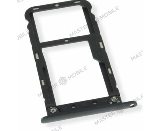 Держатель сим-карты для Xiaomi Redmi Note 5 / Redmi Note 5 Pro (черный) - Сервис Плюс Рус