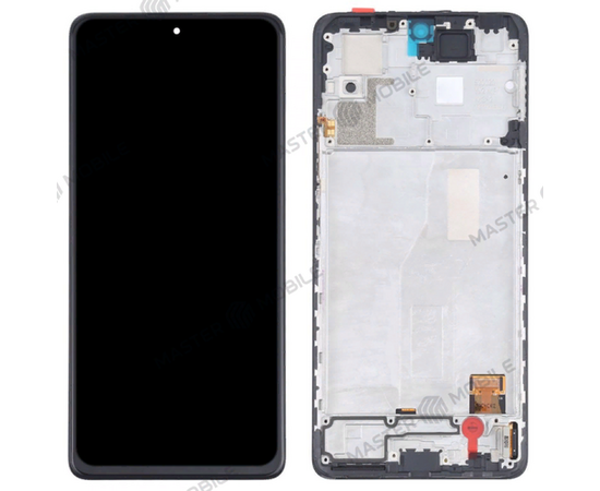 Дисплей для Xiaomi Redmi Note 10 Pro (M2101K6G) (в сборе с тачскрином) (черный) (в рамке) (ORIG100) (Б/у) - Сервис Плюс Рус