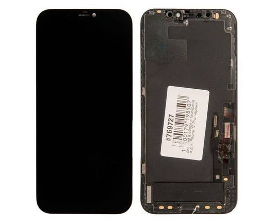 Дисплей в сборе с тачскрином для iPhone 12 Pro (Черный) - in-cell - Сервис Плюс Рус