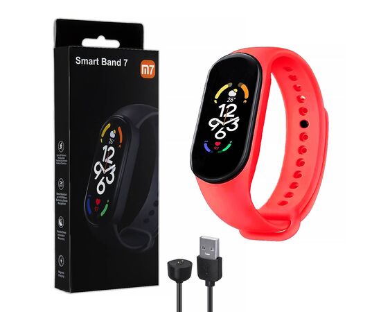 Фитнес-браслет M7 Красный (OEM) - Сервис Плюс Рус