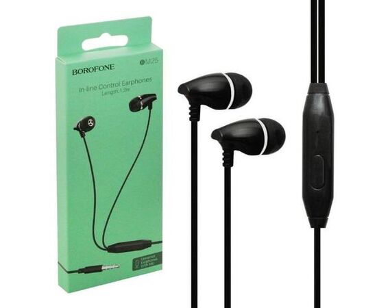 Наушники BM25 BOROFONE черные - Сервис Плюс Рус