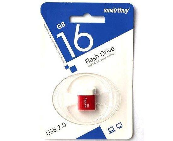 USB накопитель 16 GB Smart Buy LARA Red - Сервис Плюс Рус