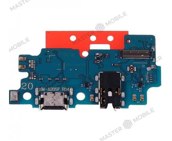 Нижняя плата для Samsung Galaxy A20 с комп. + разъем зарядки + разъем гарнитуры + микрофон - Сервис Плюс Рус