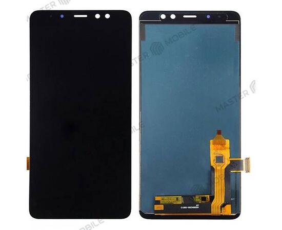 Дисплей для Samsung A730 Galaxy A8+ (2018) (чёрный) - Сервис Плюс Рус