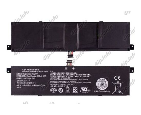 Аккумулятор Xiaomi Mi Notebook Air 13.3 (7,6V / 5320mAh / 39Wh) - Сервис Плюс Рус