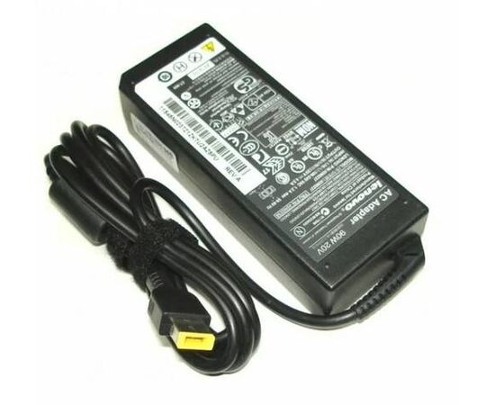 Блок питания (сетевой адаптер) для ноутбуков Lenovo 20V 3.25A 65W Rectangle (прямоугольный) - Сервис Плюс Рус