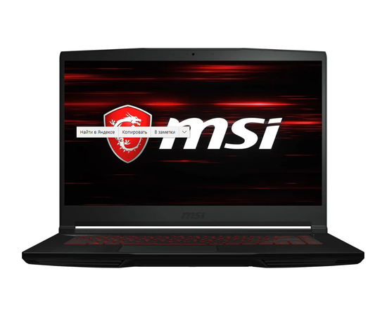 MSI GF63-219XRU 1920x1080, Intel Core i5 11400H 2.7 ГГц/16ГБ/SSD 512 ГБ, NVIDIA GeForce RTX 3050, Windows, (Черный), б/у - Сервис Плюс Рус