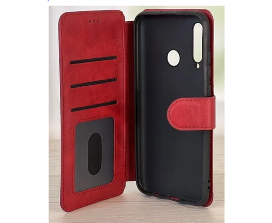 Чехол книжка для Honor 10i / 20i / P Smart Plus 2019 (магнитная застежка, красный) - Сервис Плюс Рус