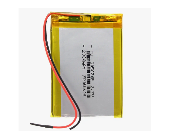 Аккумуляторная батарея универсальная 3,7V 2000Mah (305070) Нет бренда - Сервис Плюс Рус