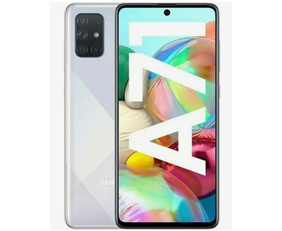Смартфон Samsung Galaxy A71 6/128 ГБ серебряный (б/у) - Сервис Плюс Рус