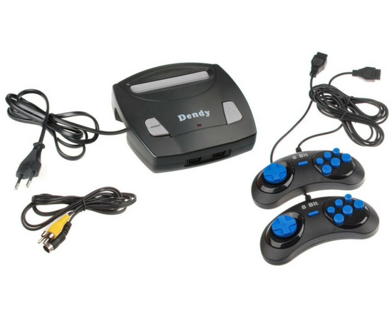 Игровая консоль Dendy Classic (255 встроенных игр) - Сервис Плюс Рус