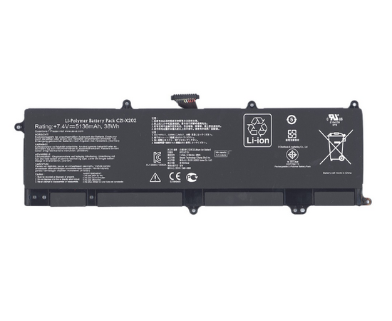 Аккумуляторная батарея Asus (C21-X202) 7.4V 38Wh - Сервис Плюс Рус