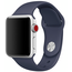 Силиконовый спортивный ремешок для Apple Watch (series 1-6) 38/40mm - Midnight Blue (№5) - Сервис Плюс Рус